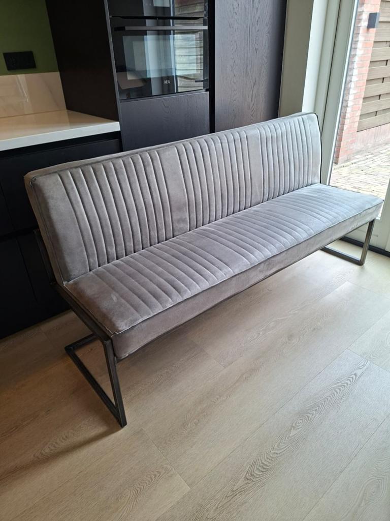 Nette eetkamerbank 180cm breed, Ophalen, Zo goed als nieuw, 150 tot 200 cm