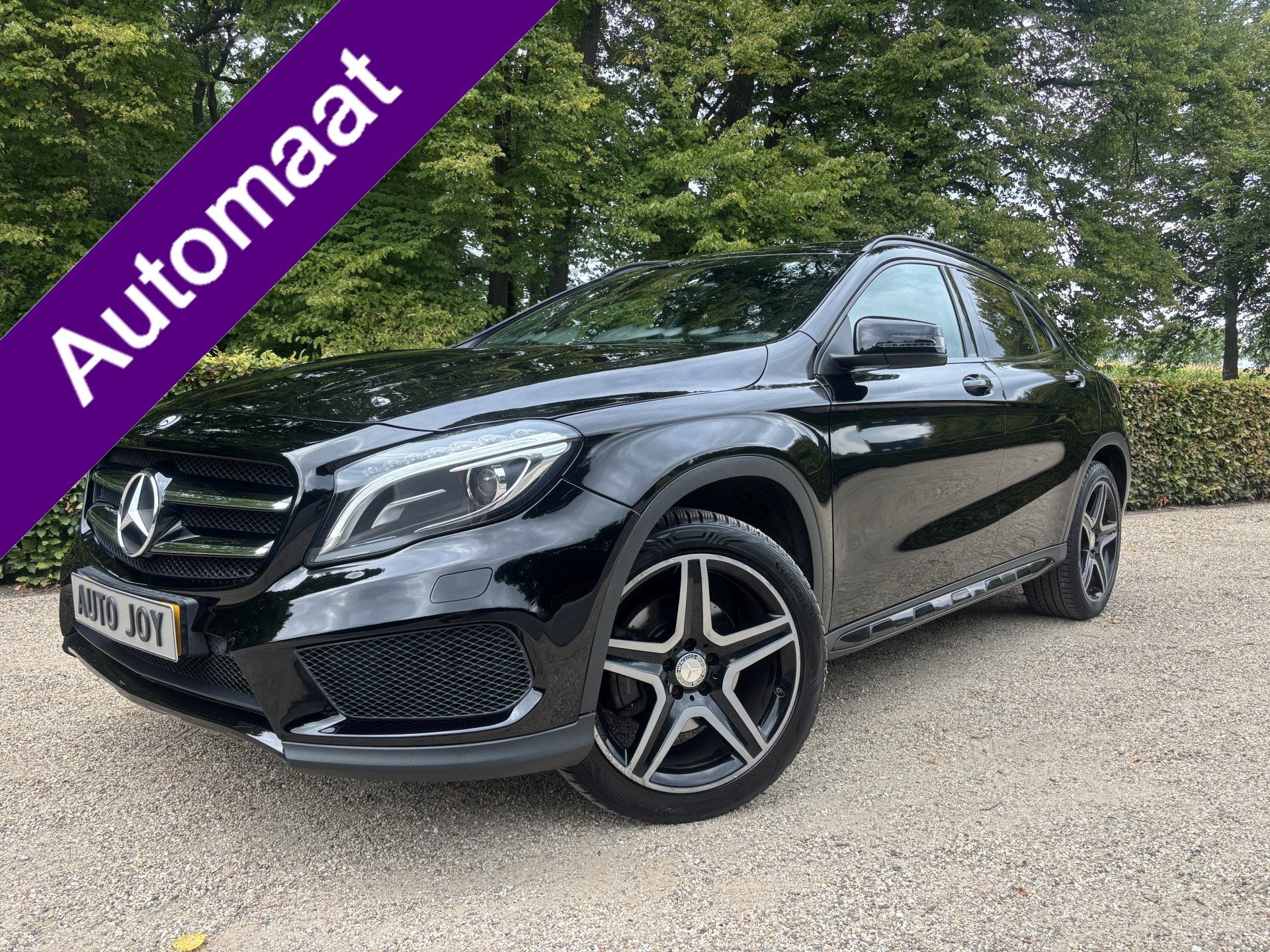 Mercedes-Benz GLA 250 Prestige / Navi / Leder / Pano / Camer, Auto's, Gebruikt, 4 cilinders, Zwart, Leder