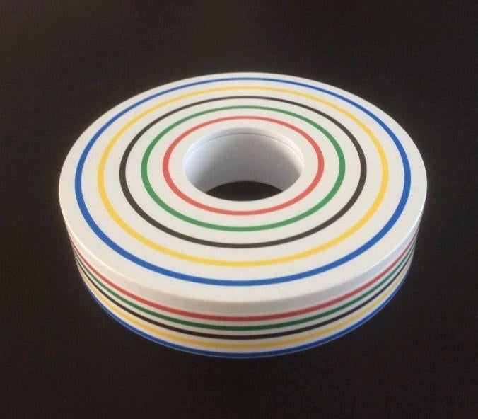 Marcel Wanders - Design Koektrommel “Olympische Spelen”, Ophalen of Verzenden, Zo goed als nieuw, Rond