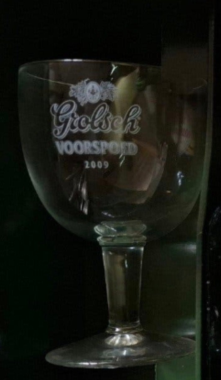 Gezocht Grolsch glas "Voorspoed 2009", Ophalen of Verzenden, Zo goed als nieuw, Glas of Glazen, Grolsch