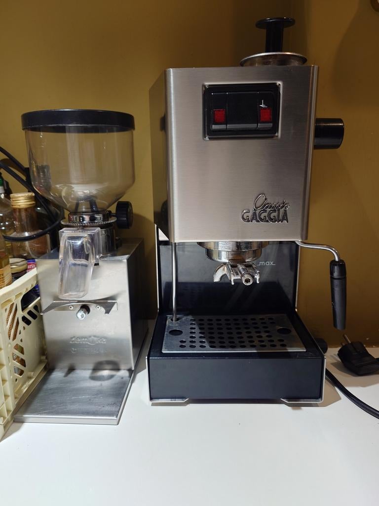 Gaggia Classic & Demoka Minimoka - Gereviseerd, Witgoed en Apparatuur, Ophalen of Verzenden