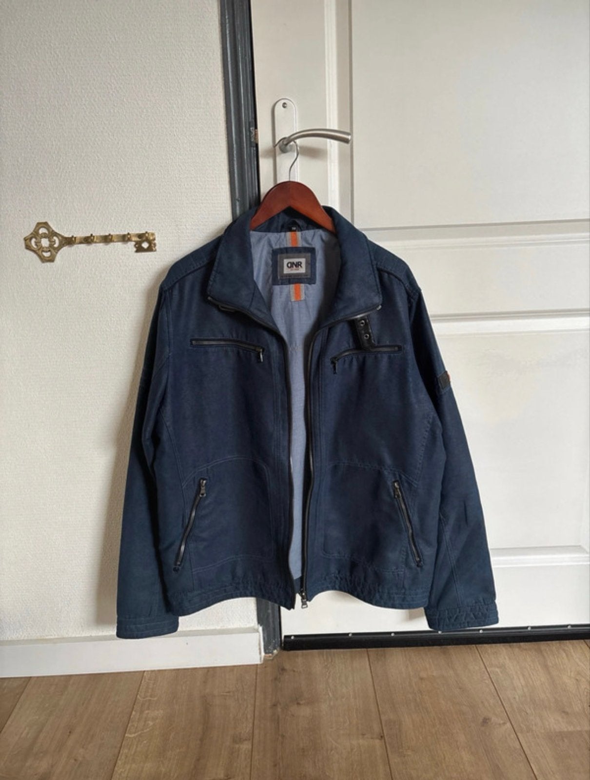 Stijlvol herenjack van DNR, Ophalen of Verzenden, Zo goed als nieuw, Overige maten, Blauw