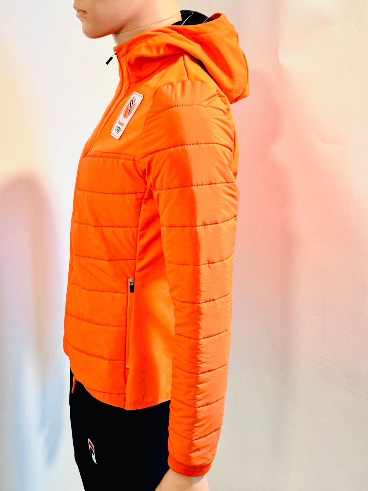 Sportkleding sportjas jas zomerjas teamNL maat 36 Fila, Ophalen of Verzenden, Zo goed als nieuw, Maat 36 (S), Oranje