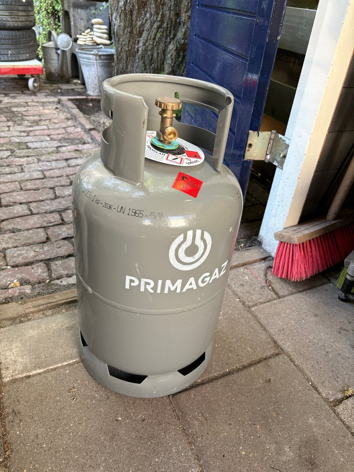 Lege Primagaz propaanfles 10,5 kg - Keurdatum 2036, Ophalen, Zo goed als nieuw