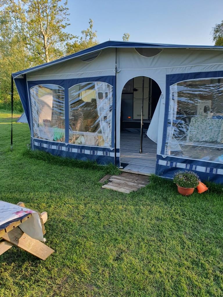 Hypercamp seizoenstent omloopmaat 11, 3.50m diep, Caravans en Kamperen, Ophalen of Verzenden, Gebruikt, Overige merken