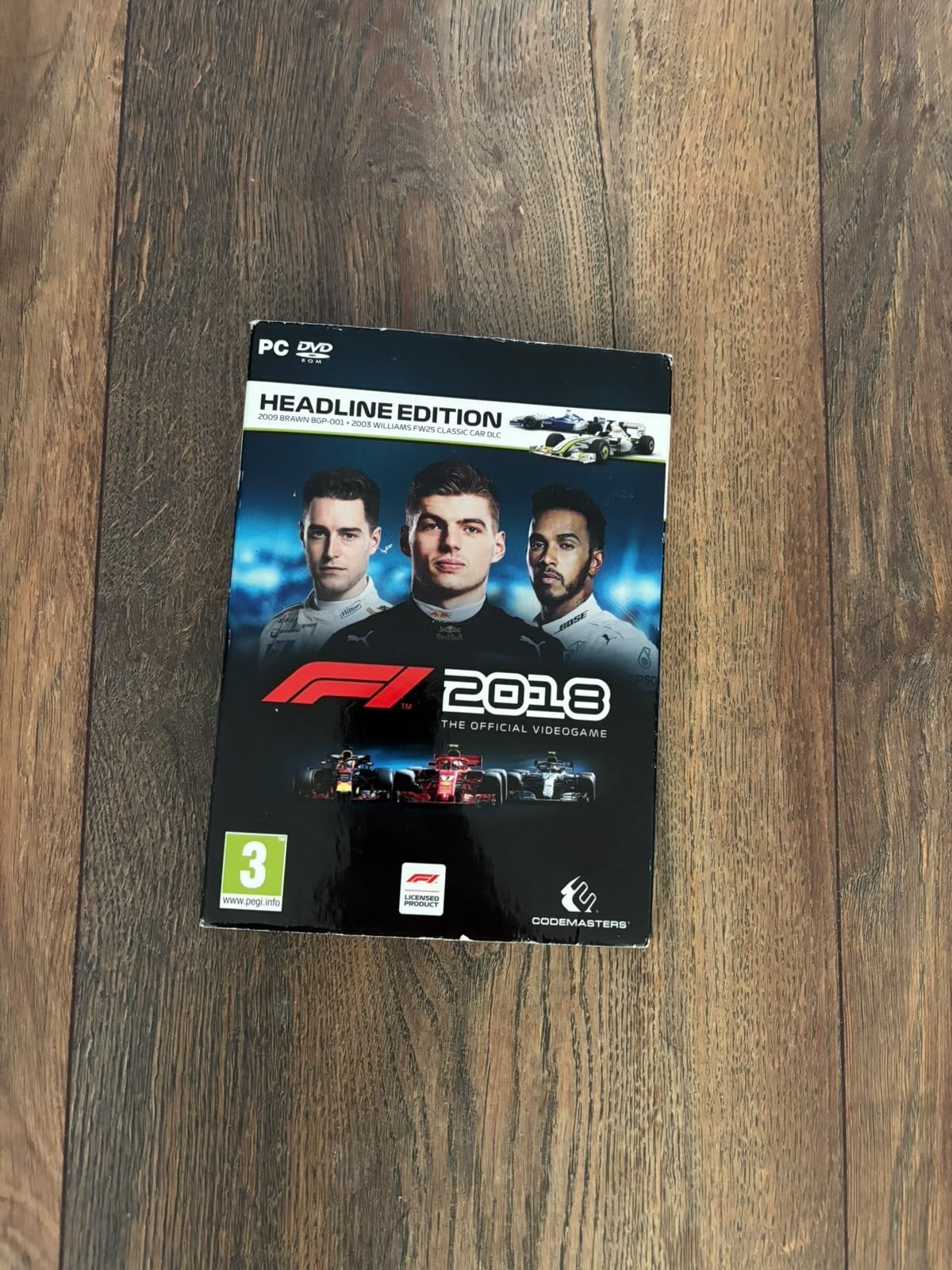 F1 2018 PC Game - Headline Edition met alle 4 discs, Ophalen, Online, Gebruikt, 1 speler