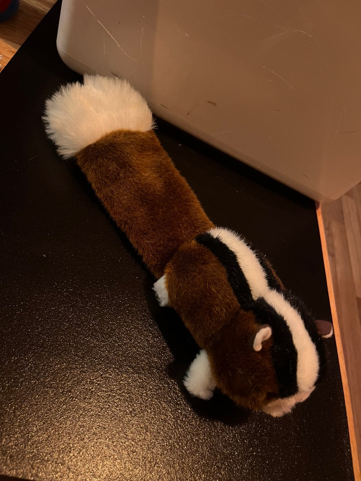 vintage pluche eekhoorn-etui, Ophalen of Verzenden, Gebruikt, Overige typen