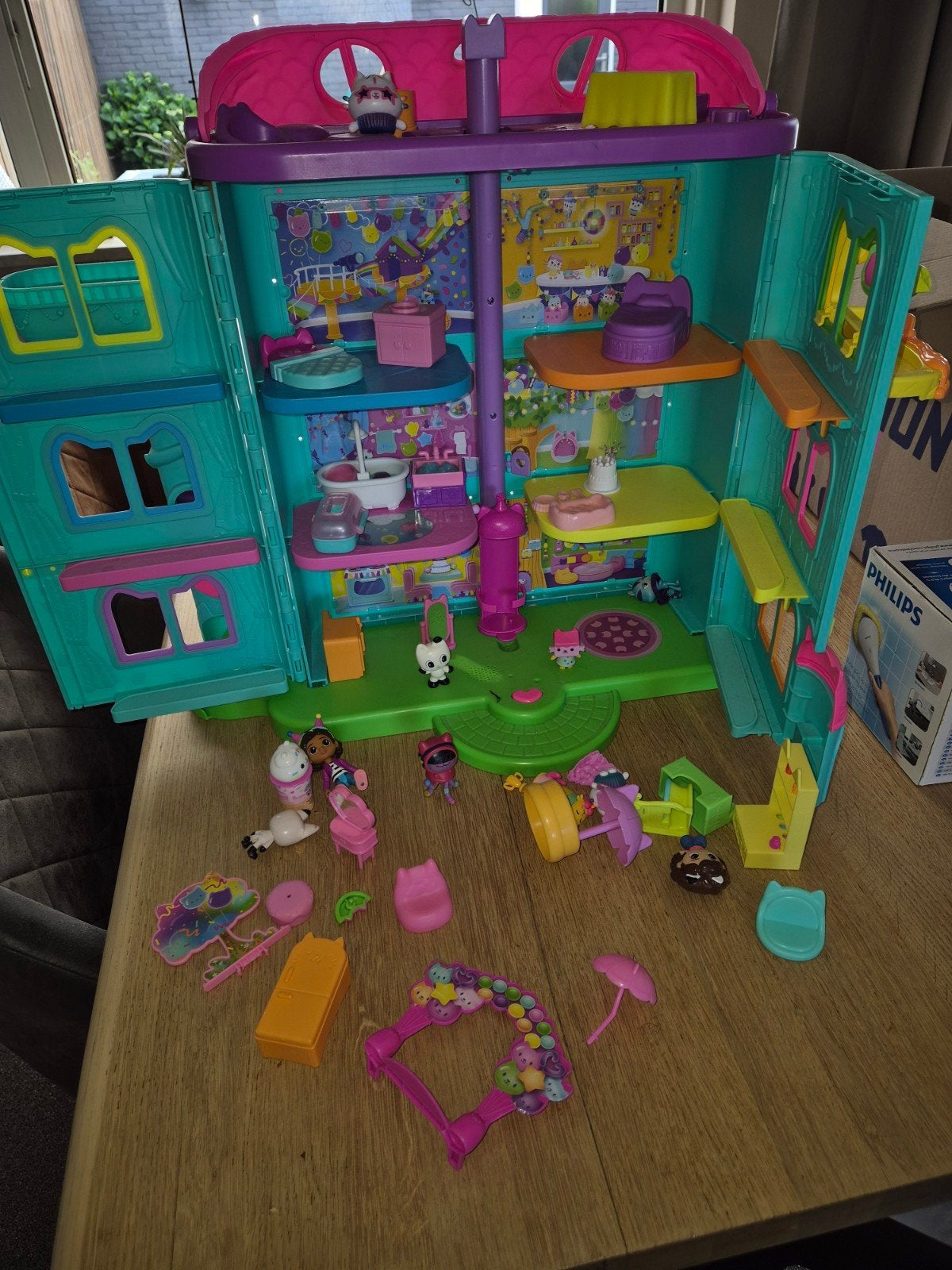 Gabby's Poppenhuis met extra's - Zo goed als nieuw, Ophalen of Verzenden, Zo goed als nieuw, Overige typen