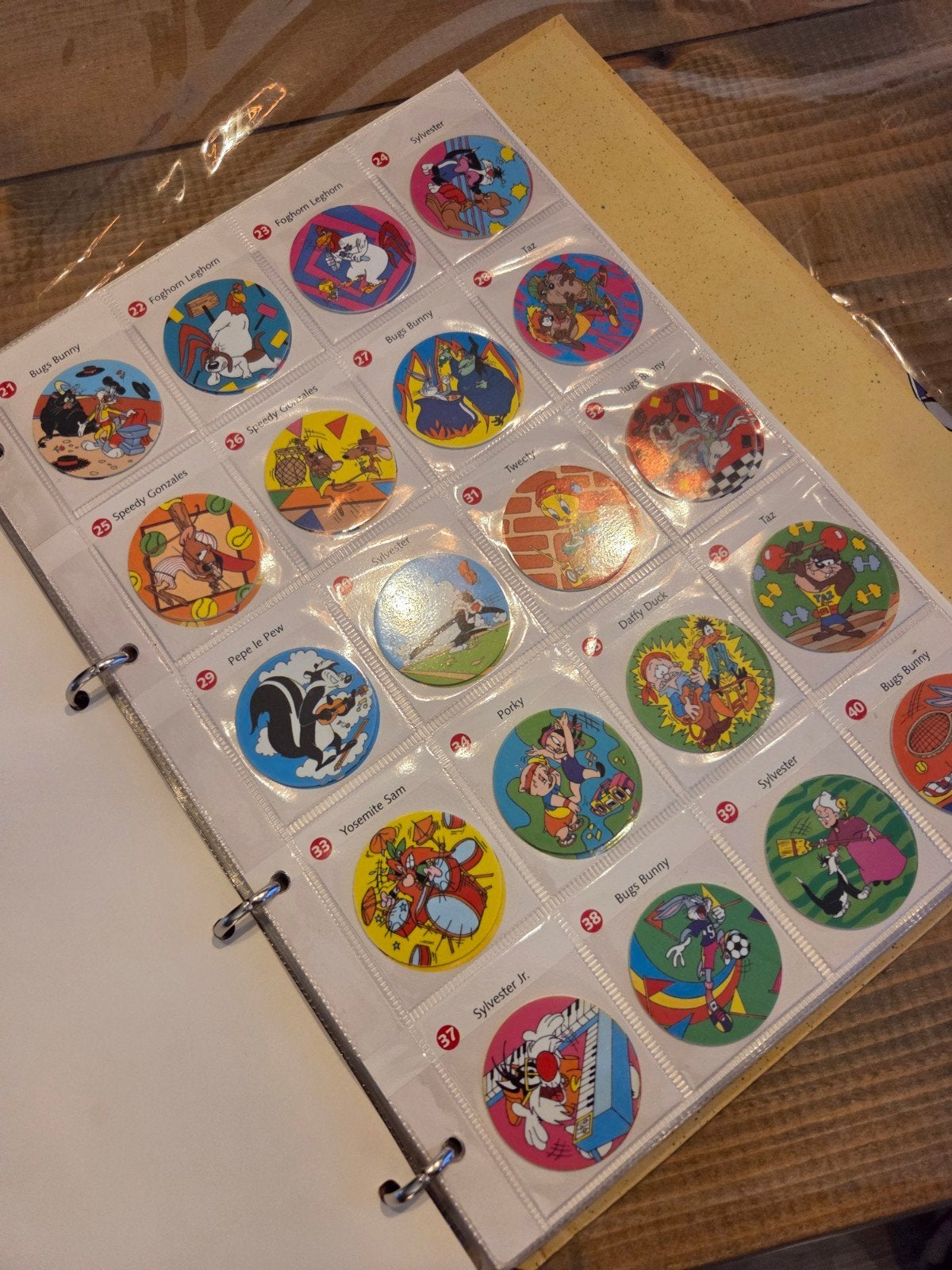 complete flippo album, Ophalen