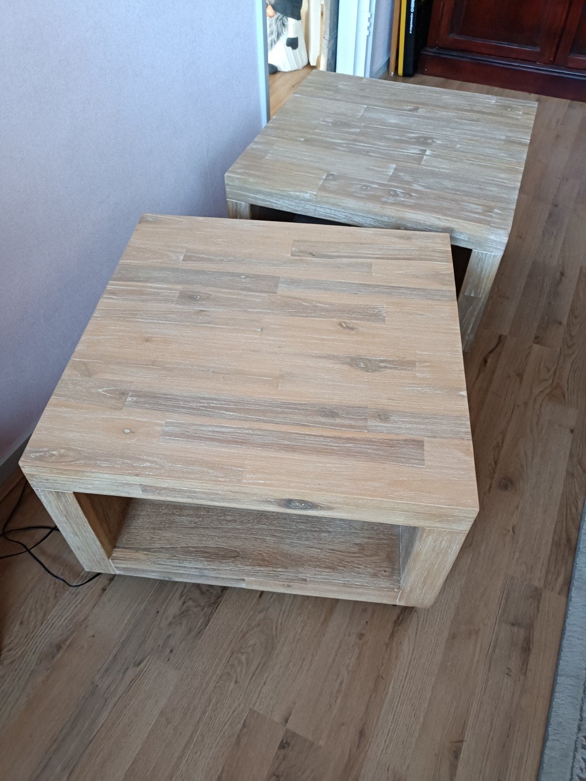 Salontafeltjes op wielen 60x60x45 cm, Gebruikt, 50 tot 100 cm, Vierkant, 5 – 50