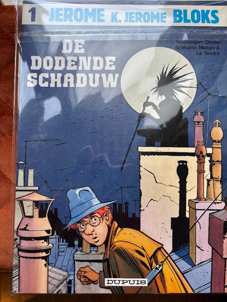 Jerome K. Jerome Bloks - Deel 1 en 2 - Dodende schaduw, Boeken, Stripboeken, Meerdere stripboeken, Ophalen of Verzenden, Zo goed als nieuw