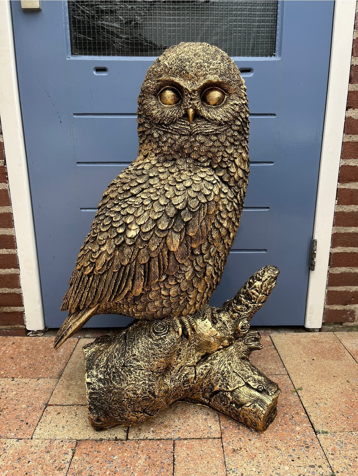 uil (goud/zwart) 80hoog 60breed/Nieuw!, Verzamelen, Ophalen, Nieuw