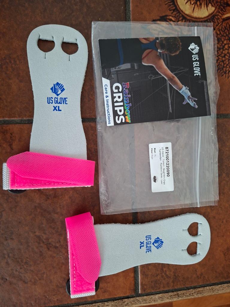 Turnleertjes- US Glove Rainbow Grips XL, Materiaal, Nieuw, Maat 36 t/m 42, Ophalen of Verzenden