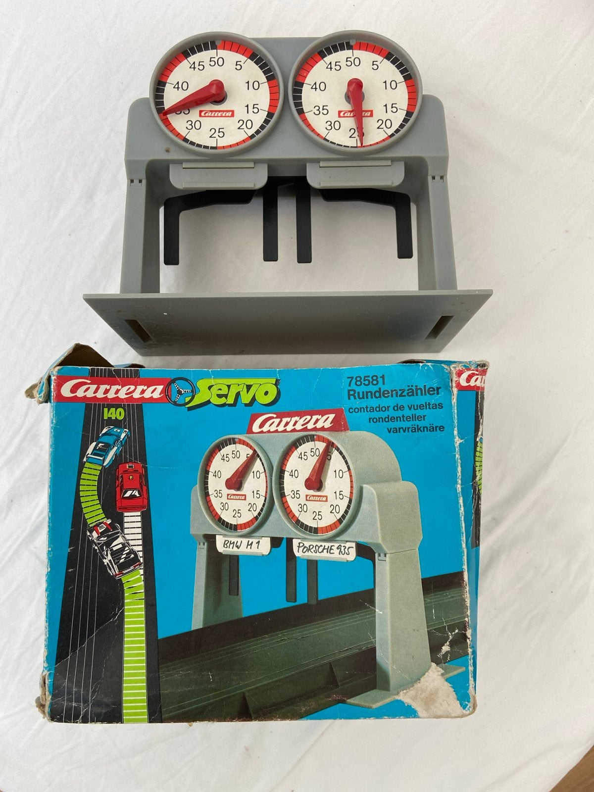 Carrera Servo 78581 Rondenteller - Vintage Racebaan Accessoi, Gebruikt, Onderdelen, Carrera, Ophalen of Verzenden