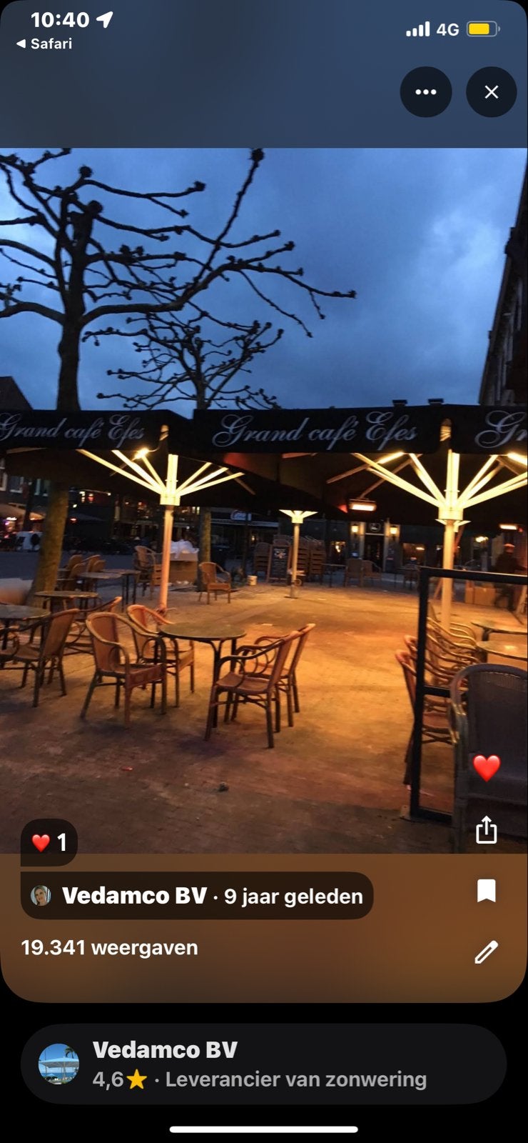 Horeca parasols - Diverse modellen en maten, Kantelbaar, Nieuw, Ophalen of Verzenden, Stokparasol