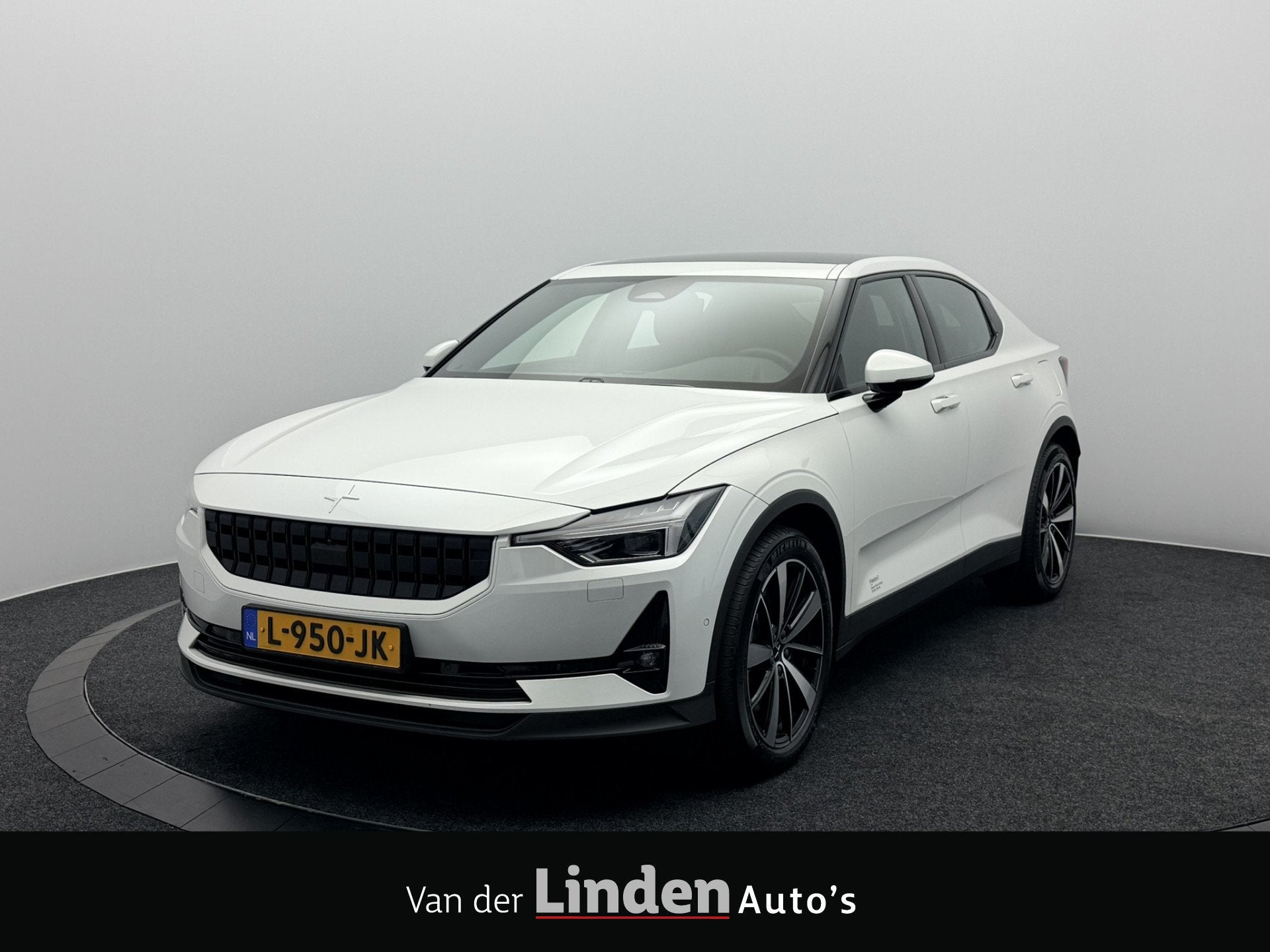 Polestar 2 Long Range Dual Motor Launch Edition 78kWh SOH 92, Auto's, Polestar, Stof, Gebruikt, Zwart, 24 min