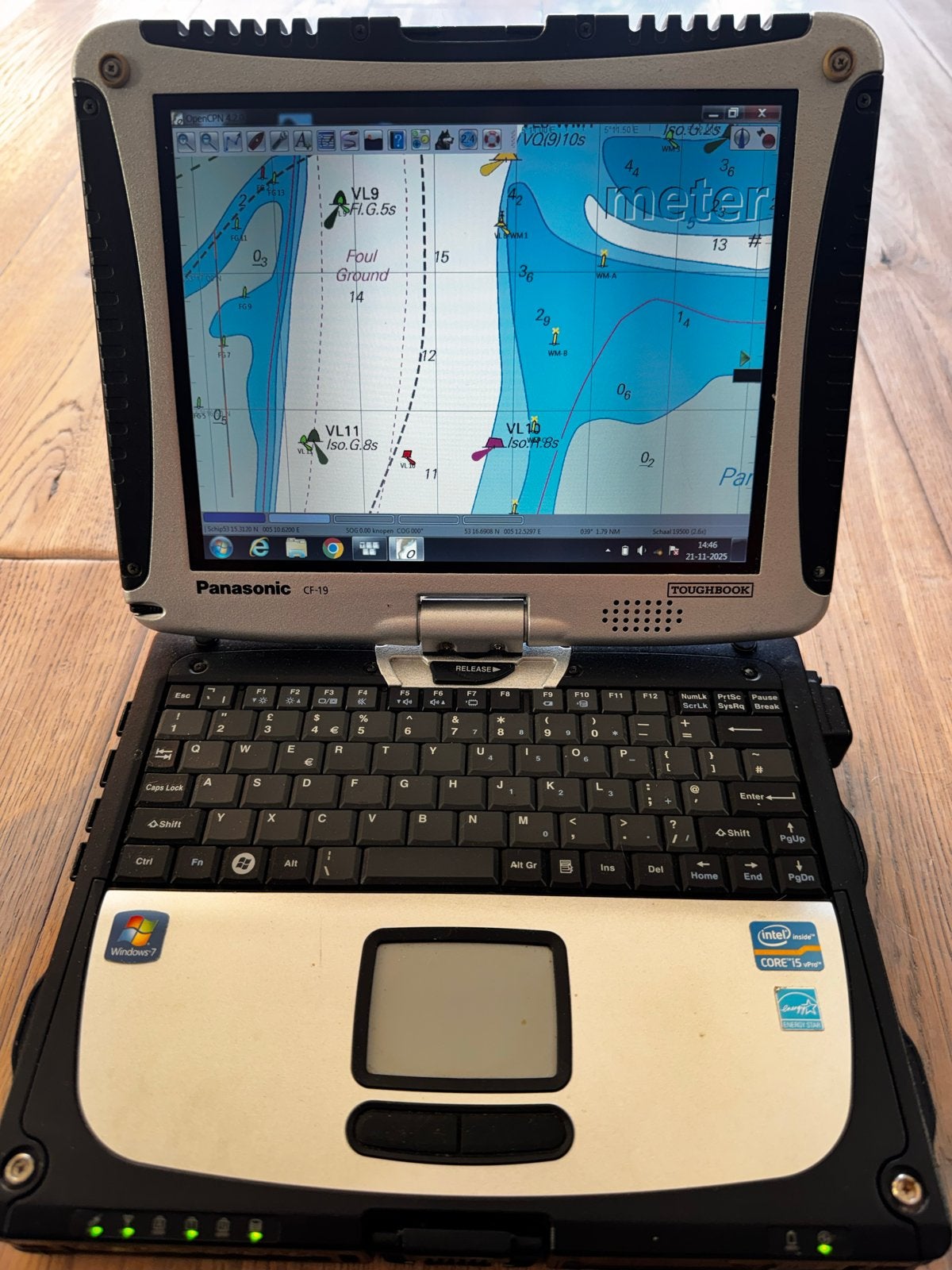 Panasonic Toughbook CF-19 MK5 – Met Interne GPS & Navigatie, Gebruikt, HDD, Qwerty, 10 inch of minder