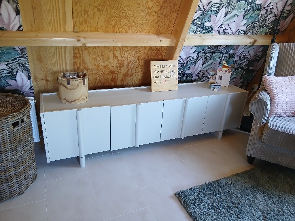 Woood lage kast, Huis en Inrichting, Ophalen, Met deur(en), Nieuw, 200 cm of meer