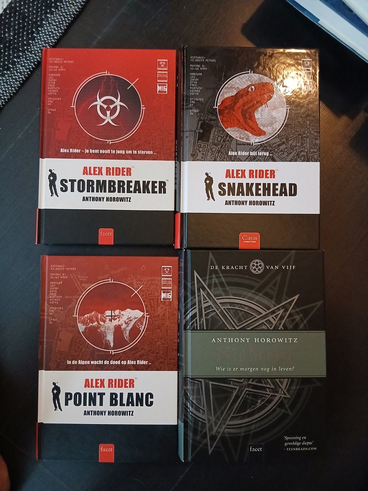 Alex Rider Boekenreeks - Anthony Horowitz (4 boeken), Ophalen of Verzenden, Zo goed als nieuw, Anthony horowitz