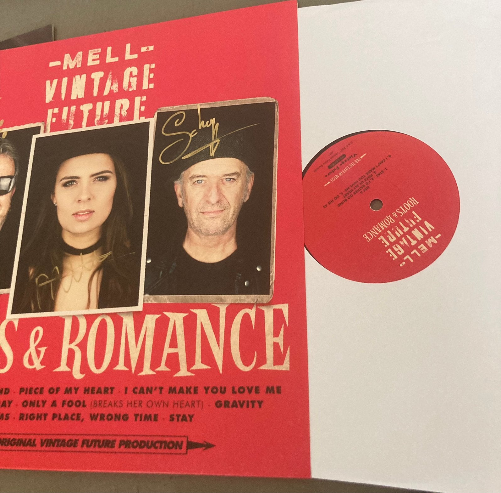 LP ‘signeren’ MELL - roots & romance, Cd's en Dvd's, LP, Overige formaten, Overige typen, Ophalen of Verzenden