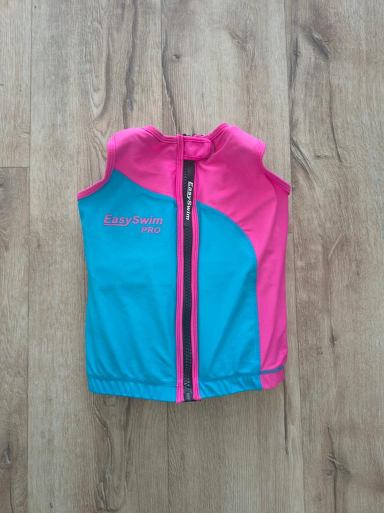 Mooi roze blauw EasySwim Pro zwemvest, drijfvest zwemles, L., Ophalen of Verzenden, Zwem-accessoire, Onb, Jongen of Meisje