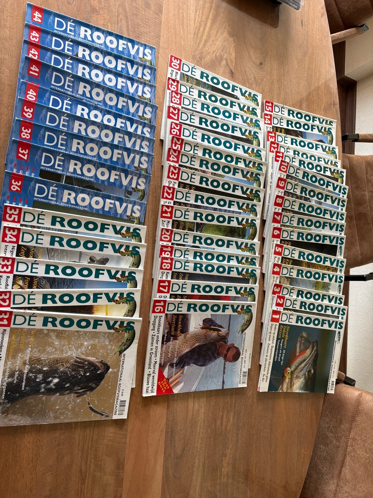 De Roofvis - collectie nrs 1 t/m 44, Boeken, Tijdschriften en Kranten, Gelezen, Sport en Vrije tijd, Ophalen