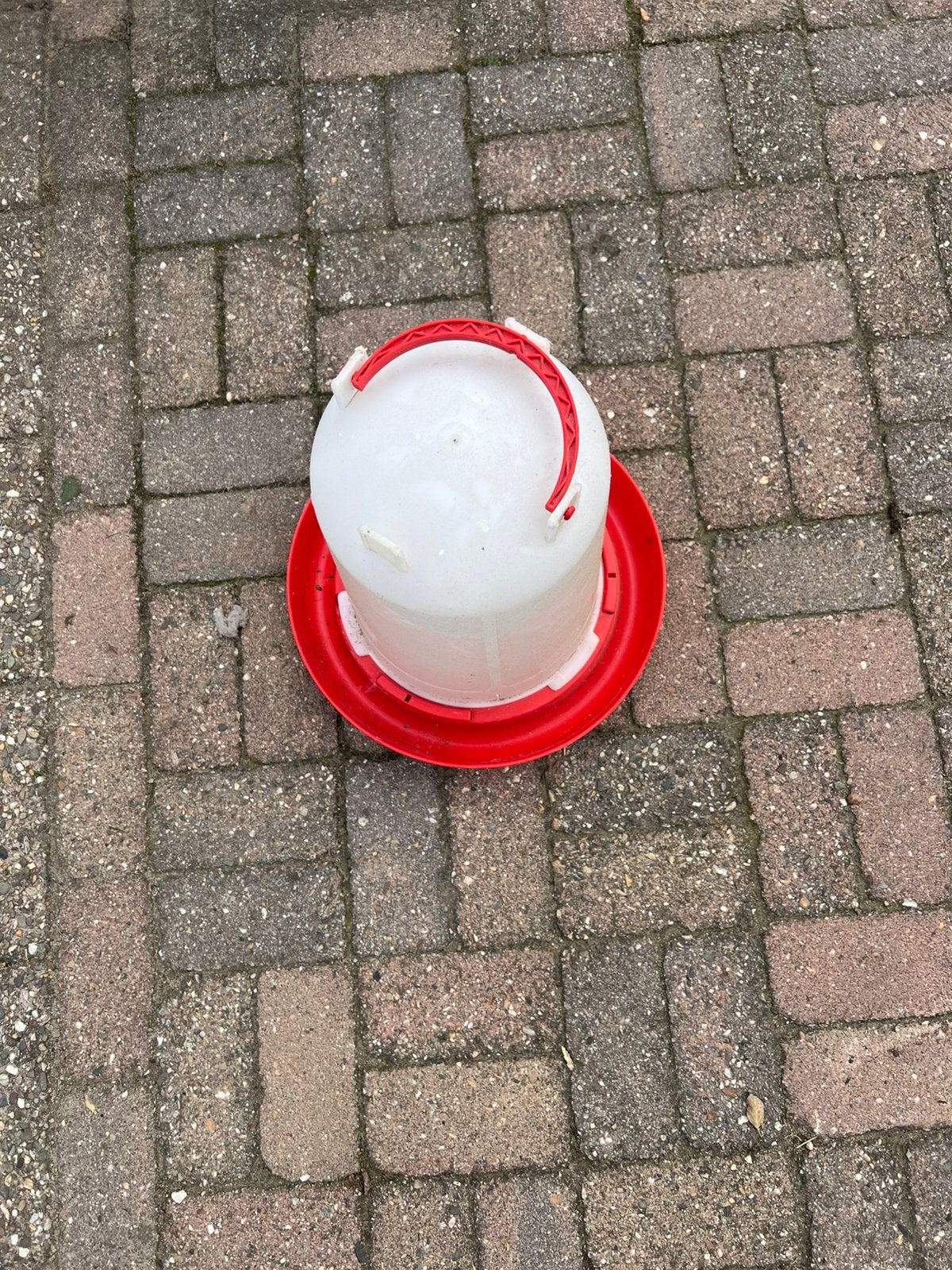 Kippen silo, voersilo kunststof, Dieren en Toebehoren, Ophalen of Verzenden, Zo goed als nieuw, Drinken en Voederen