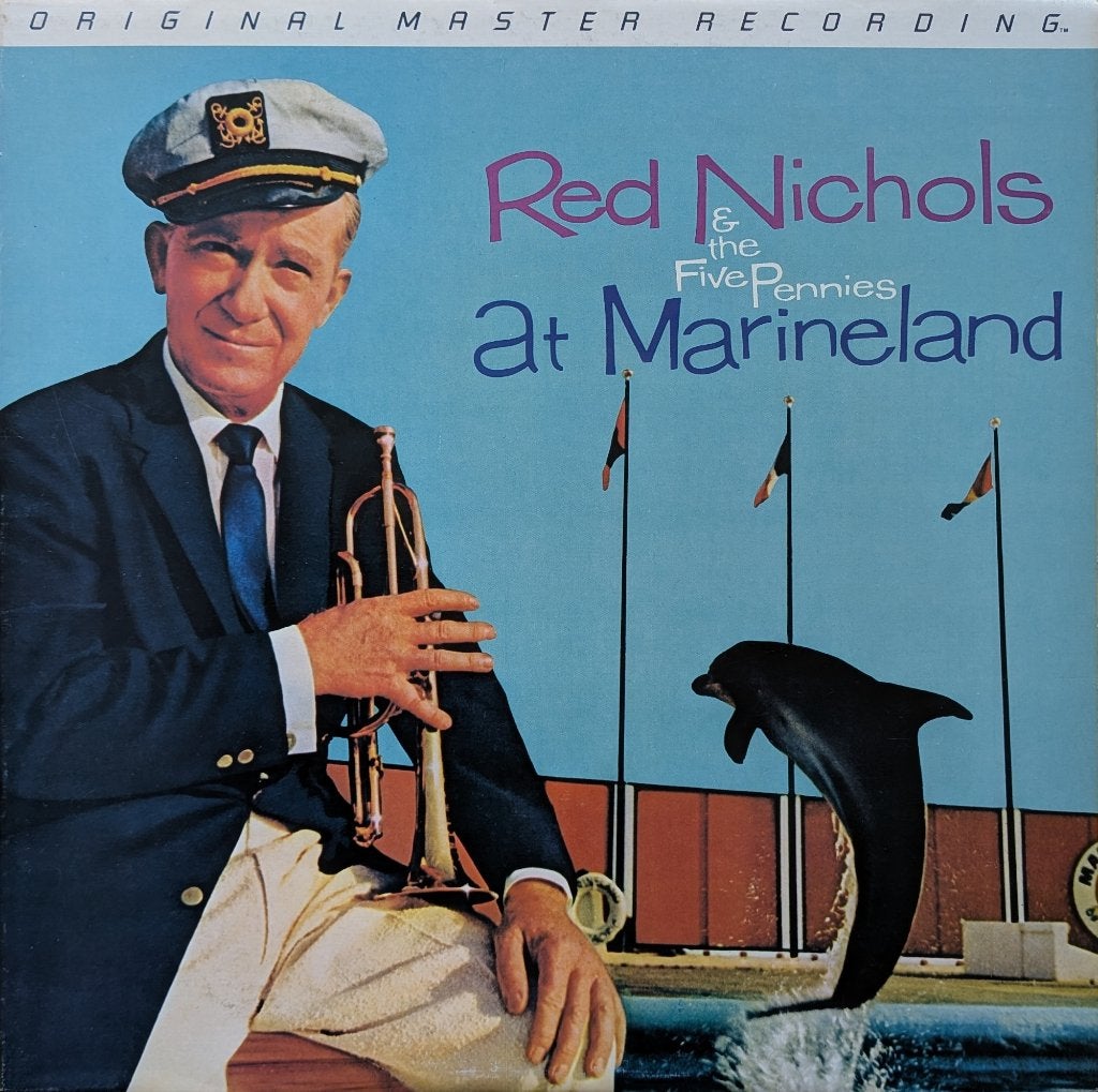 VINYL – Red Nichols And His Five Pennies – At Marineland, Cd's en Dvd's, LP, Gebruikt, Remastered, Ophalen of Verzenden