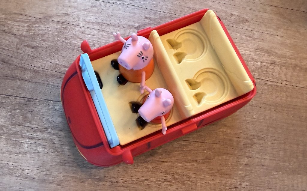 Peppa Pig Figuren, Auto & School, Ophalen of Verzenden, Gebruikt
