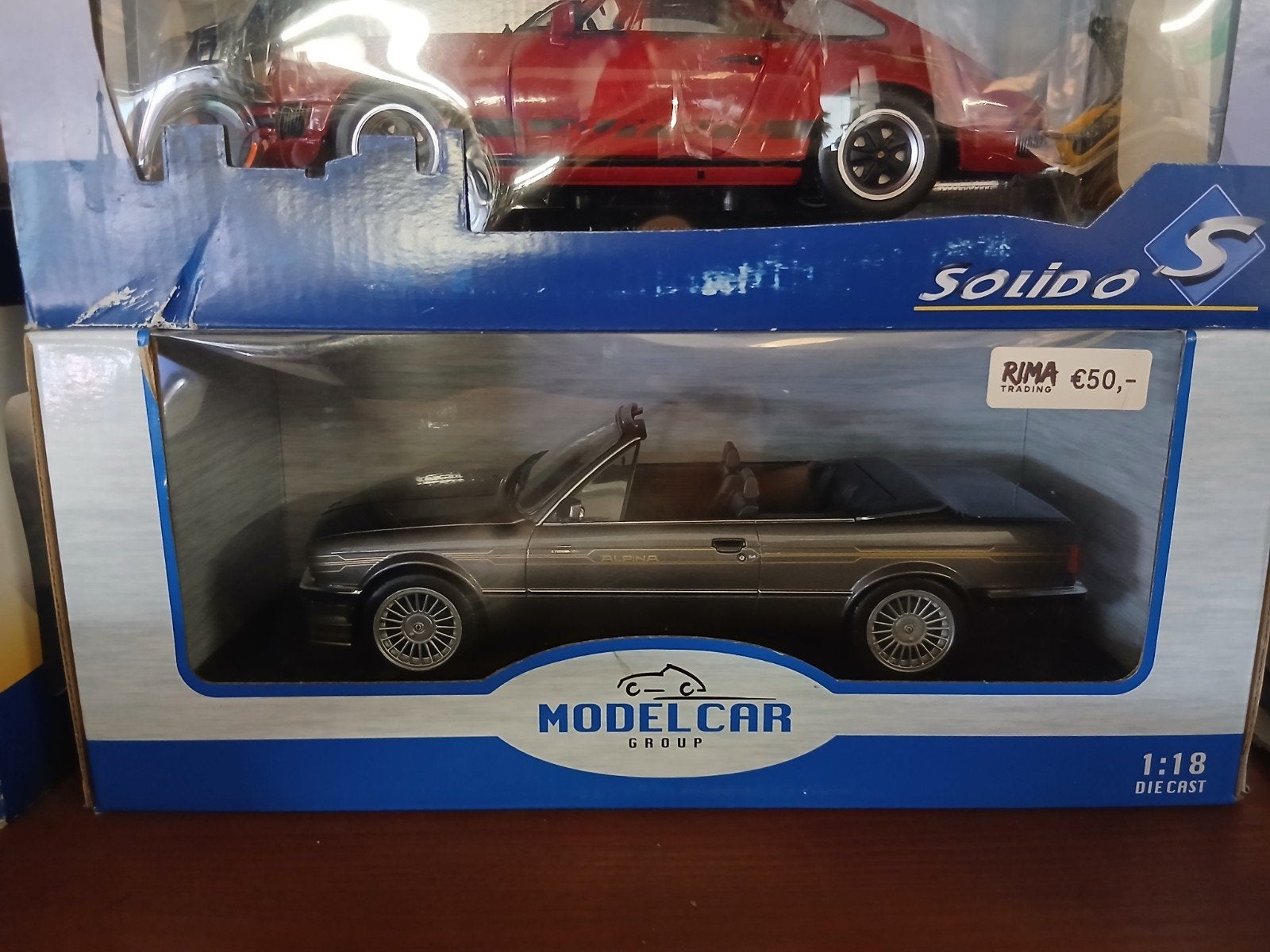 BMW 3 Serie Cabrio Alpine 1:18 Solido Nieuw, Hobby en Vrije tijd, Modelauto's | 1:18, Ophalen of Verzenden, Nieuw, Auto, Solido