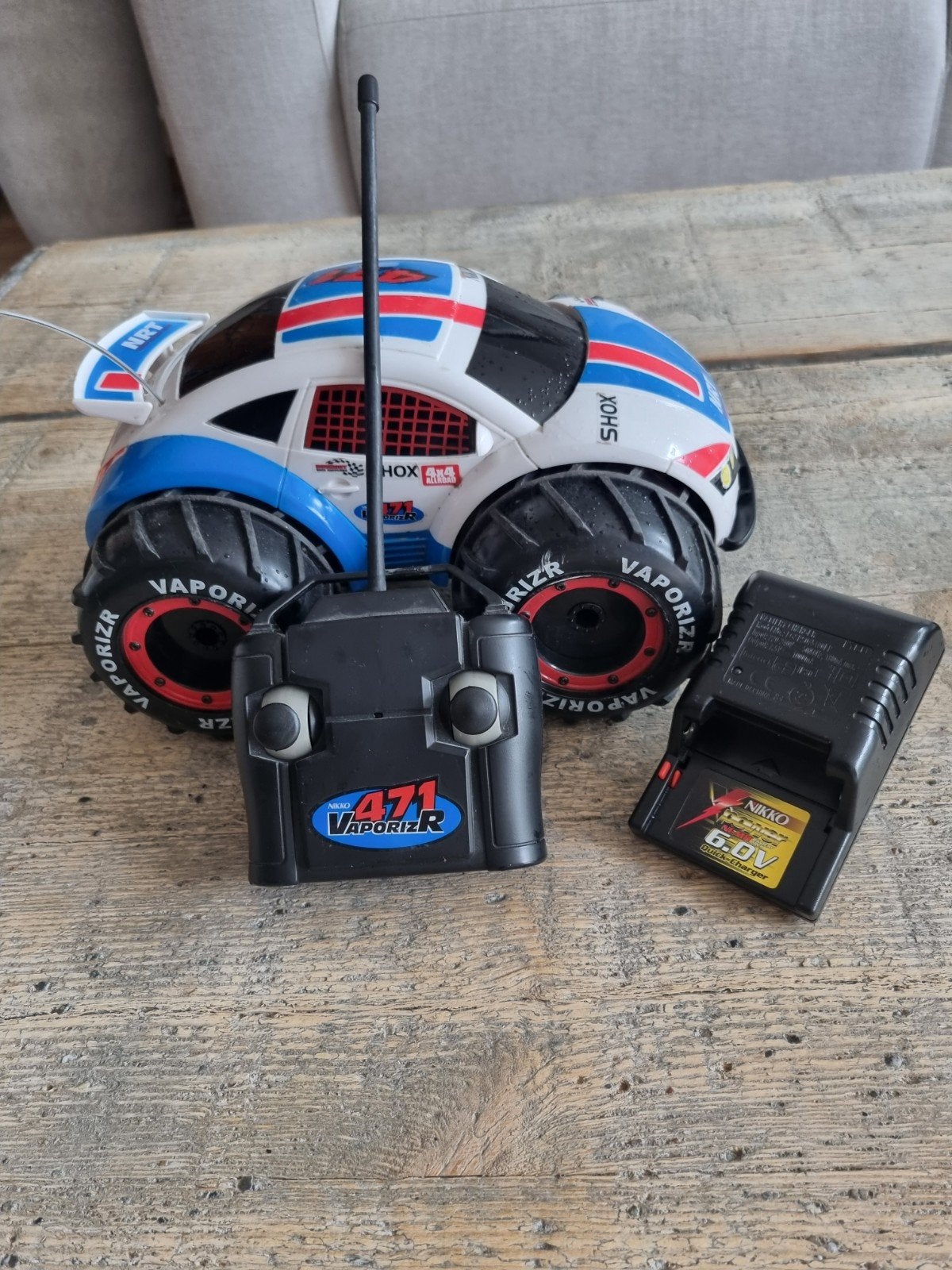 Nikko Vaporizr RC Auto met afstandsbediening en lader, Elektro, Gebruikt, Auto offroad, Ophalen of Verzenden