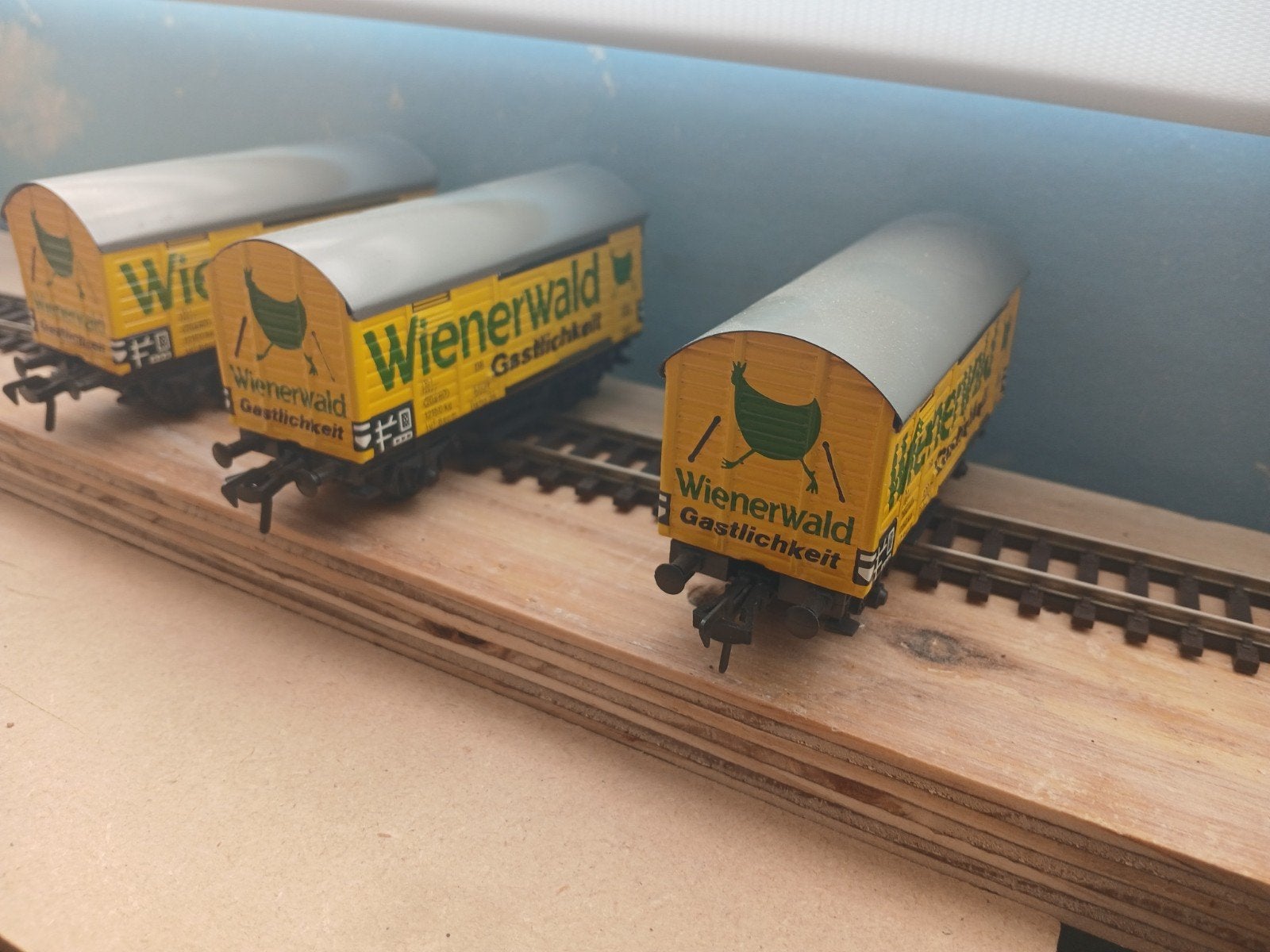 3 Fleischmann Wienerwald Gastlichkeit wagons - Gebruikt, Ophalen of Verzenden, Gebruikt, Wagon, Fleischmann