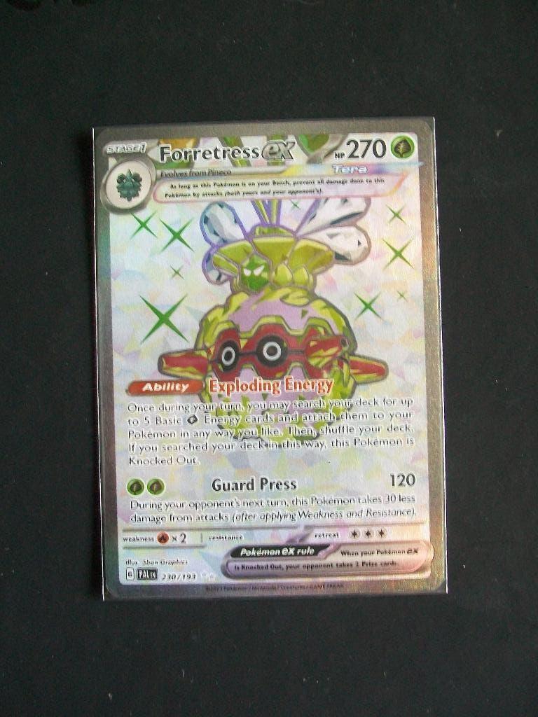 1273: Nieuwe Pokemon Kaart Secret FORRESTRESS EX  (230/193), Verzenden, Nieuw, Losse kaart, Foil