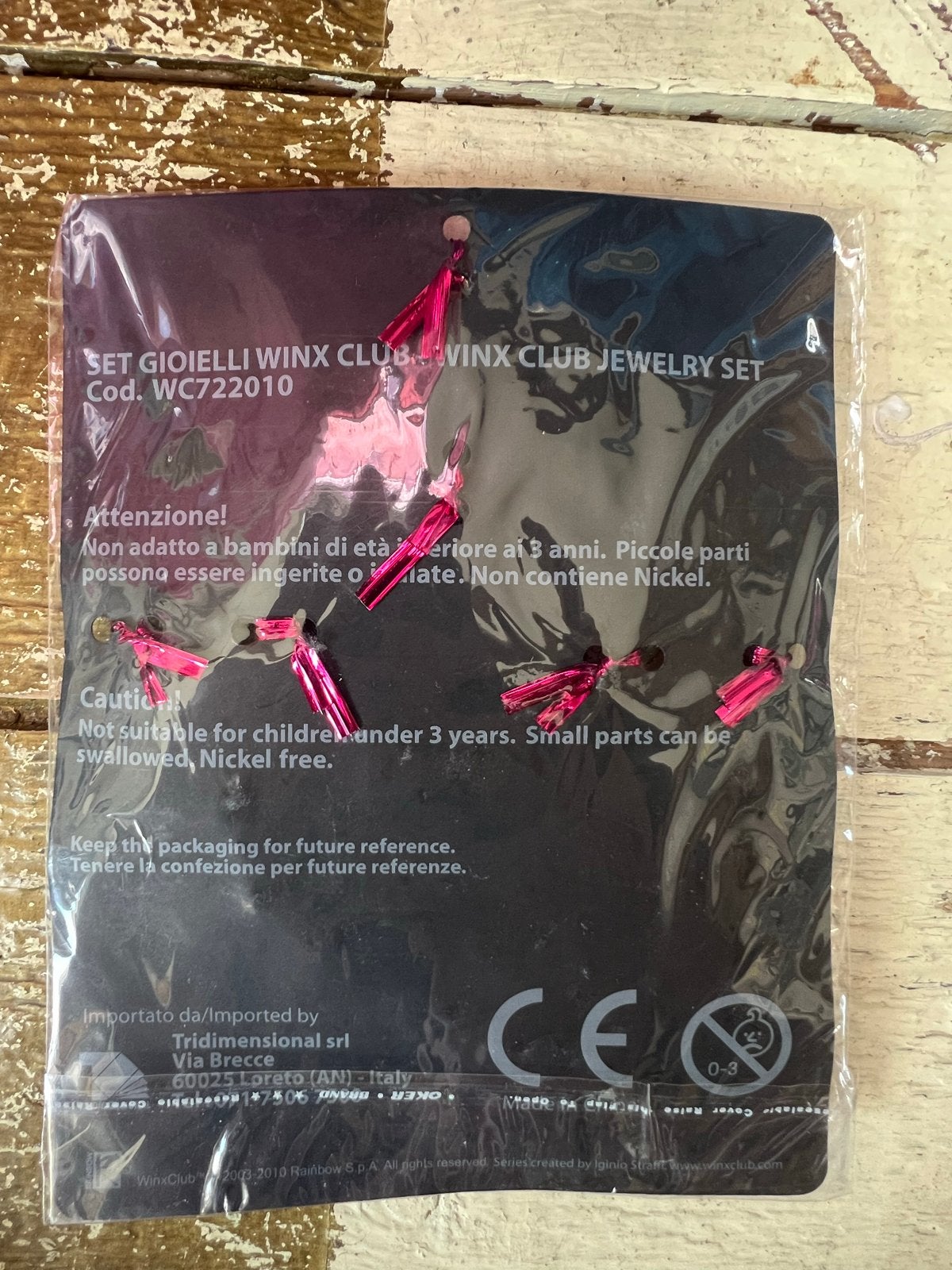 Winx Club ketting en armband set - Nieuw in verpakking, Met hanger, Kunststof, Nieuw, Ophalen of Verzenden