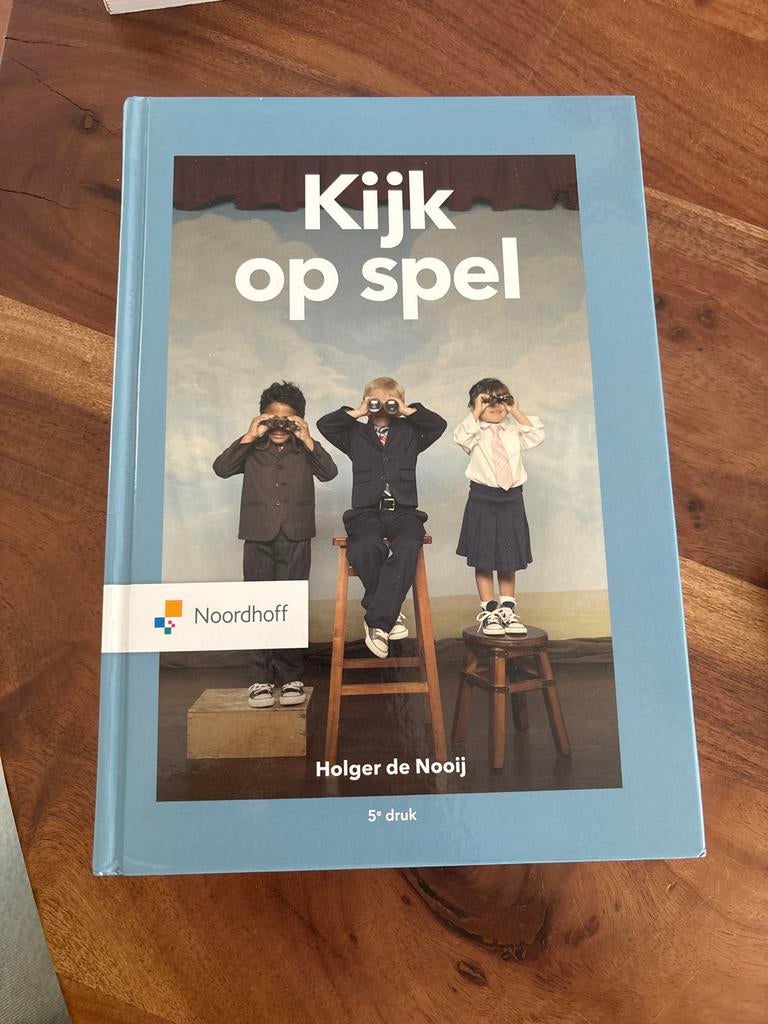 Kijk op spel - Holger de Nooij 5e druk, Boeken, Verzenden, Zo goed als nieuw, HBO