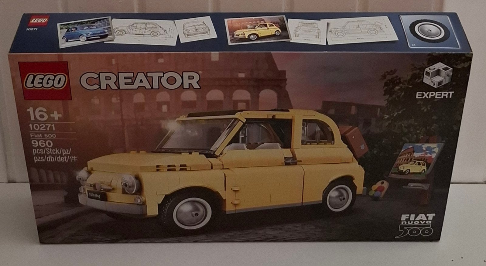 Nieuw Ongeopend Sealed LEGO Creator Expert Fiat 500 (10271), Inclusief doos, Lego, Nieuw, Ophalen of Verzenden