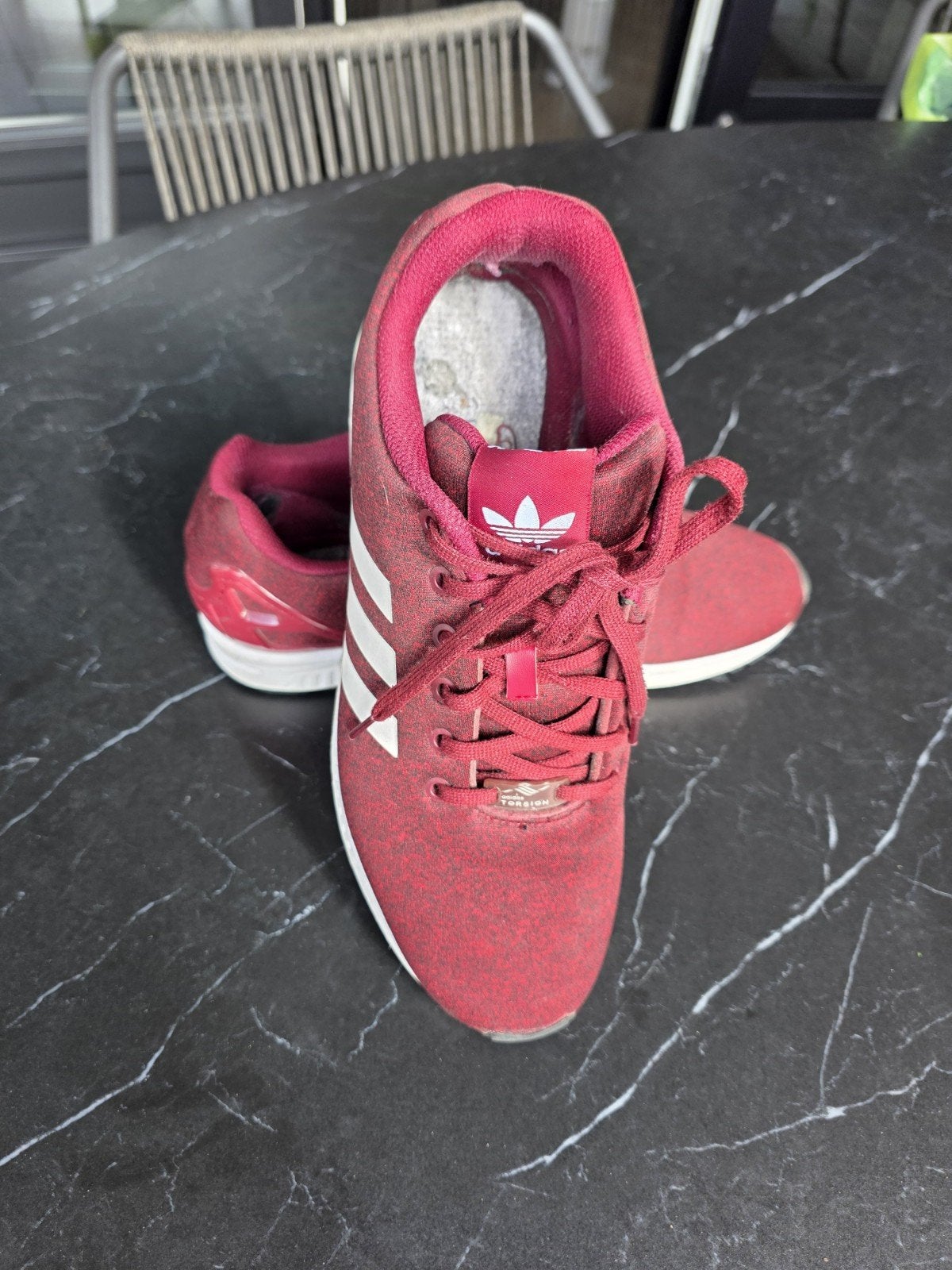 Adidas ZX Flux sneakers bordeauxrood - Maat 46, Overige kleuren, Ophalen of Verzenden, Sneakers of Gympen, Adidas