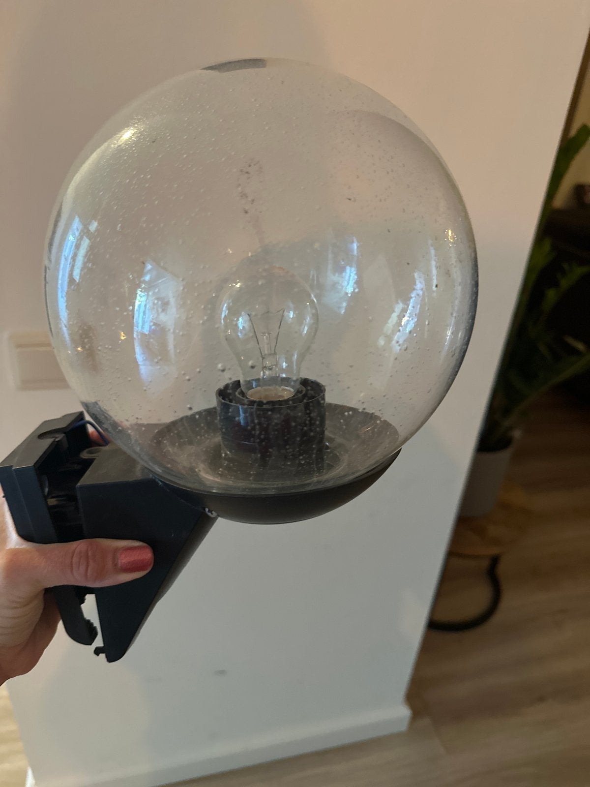 Buitenlamp diameter 23 cm, Huis en Inrichting, Ophalen of Verzenden, Gebruikt, E27 (groot), Overige typen
