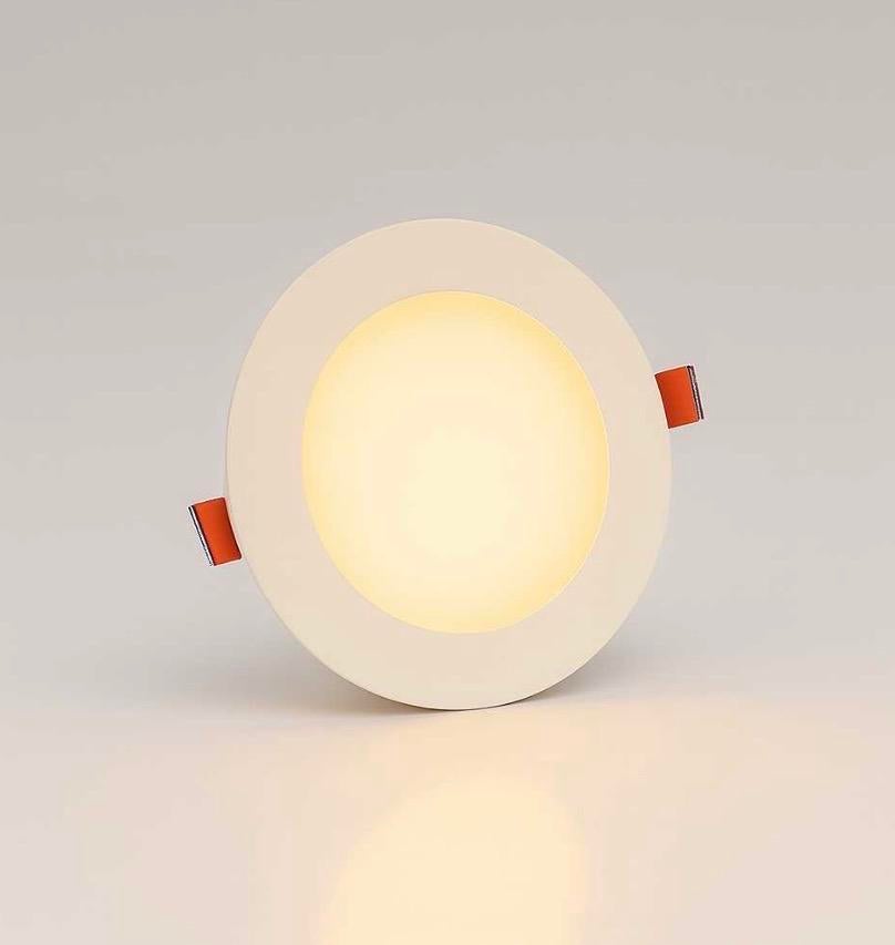 20x Ronde LED Panelen 8W (640lm) Warm-Wit, Led-lamp, Minder dan 30 watt, Nieuw, E27 (groot)