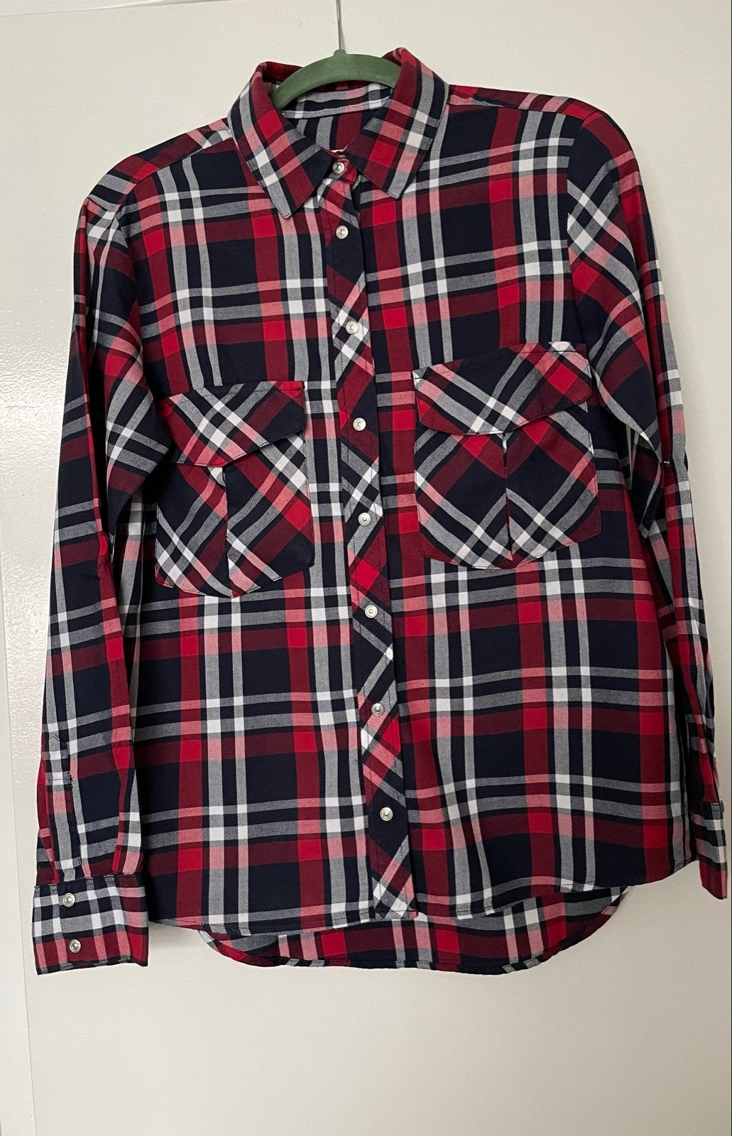 Zara geruit blouse rood, wit, blauw, Ophalen of Verzenden, Zo goed als nieuw, Maat 36 (S), Meerkleurig