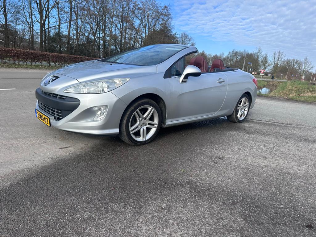 Opruiming !!!  Peugeot 308 1.6 VTI CC 2009 Grijs, Auto's, Peugeot, Voorwielaandrijving, 4 cilinders, Cabriolet, 4 stoelen