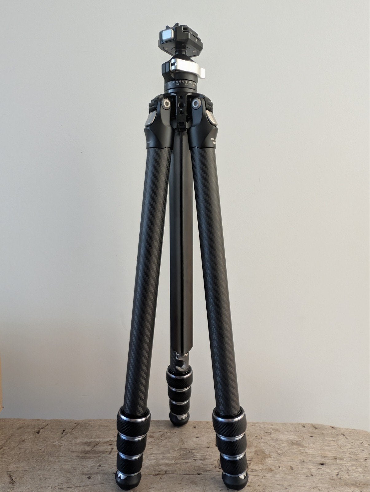 Falcam Treeroot Quick Lock Lite Carbon Statief C141K-301, Overige merken, Zo goed als nieuw, 150 tot 175 cm, Met balhoofd