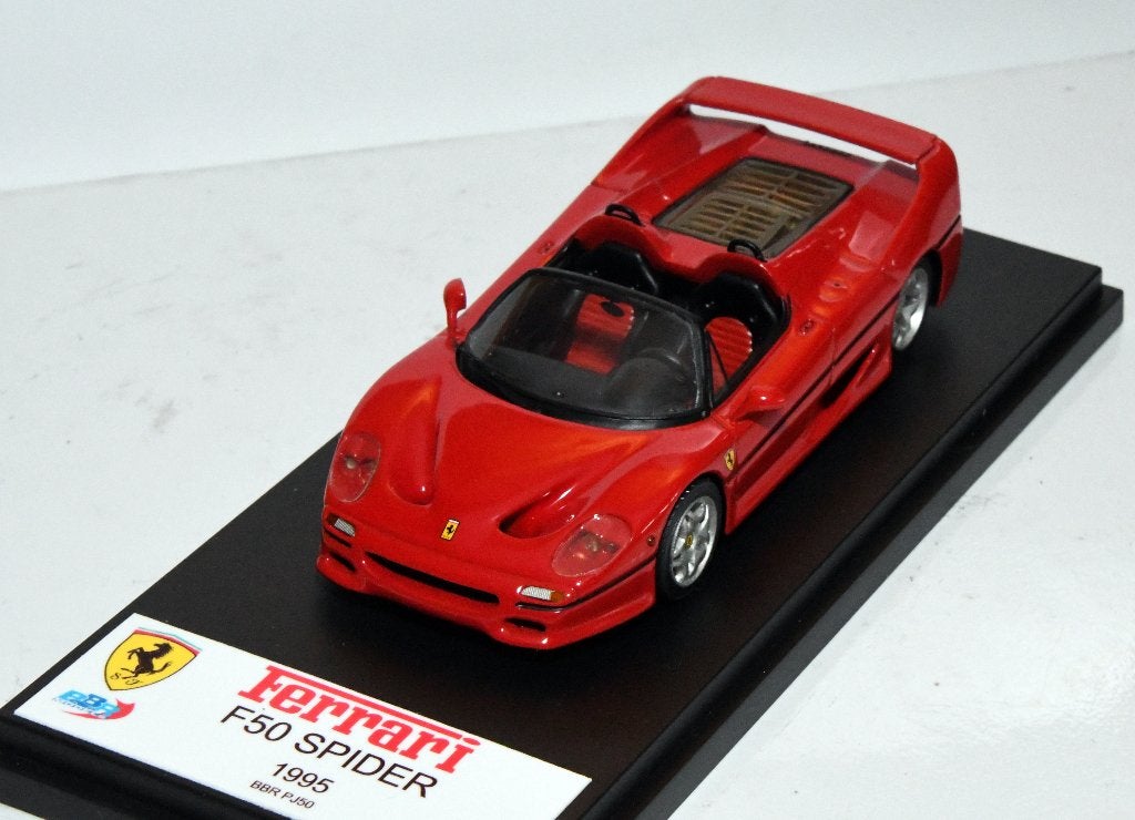 Ferrari F50 Spider 1995 - BBR Exclusive Car Models PJ50 1:43, Verzenden, Zo goed als nieuw, Auto, Overige merken