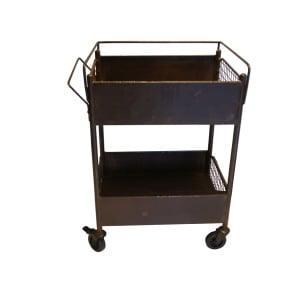 Serveerwagen trolley metaal roest 69*49*88 cm, -, -, Ophalen of Verzenden, Metaal