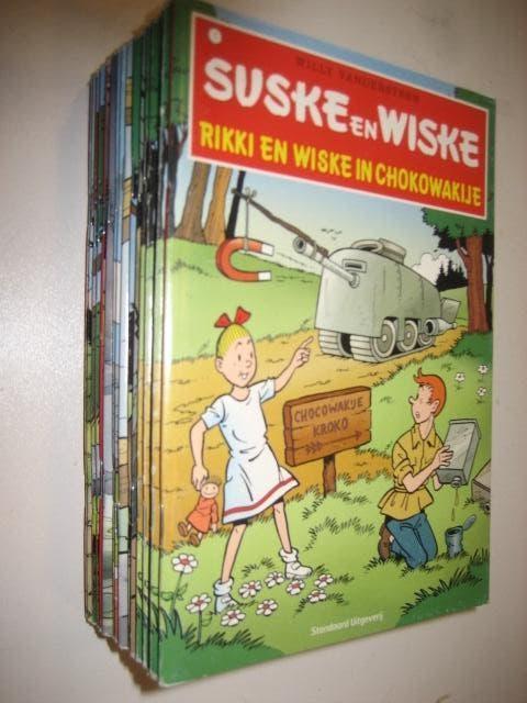 Complete set van 12 suske en wiske klein formaat 21 x 15 cm, Complete serie of reeks, Ophalen of Verzenden, Zo goed als nieuw