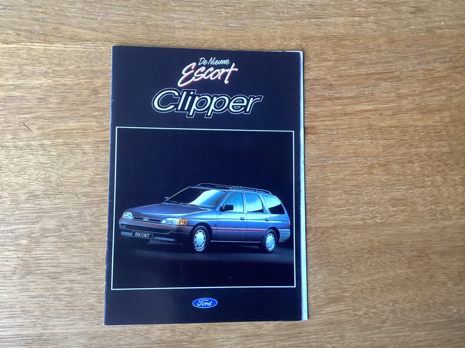 Ford Escort Clipper brochure - met prijslijst 1990, Boeken, Ophalen of Verzenden, Zo goed als nieuw, Ford