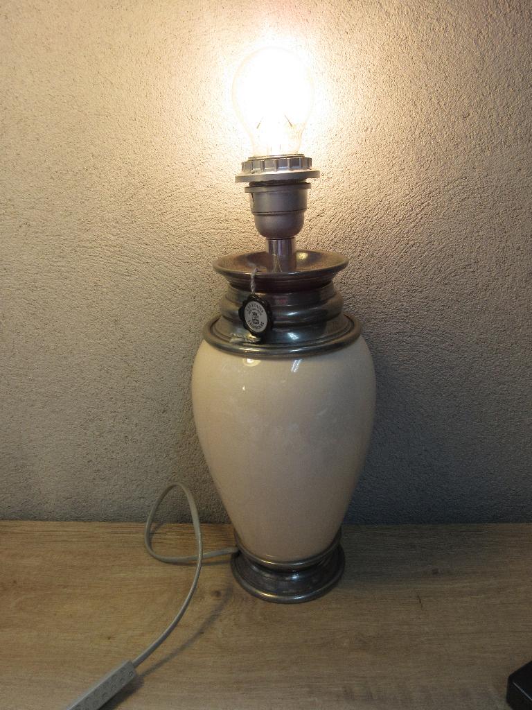Vintage lamp lampenvoet J. Goardere, Ophalen of Verzenden, Gebruikt