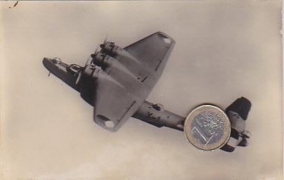 Fotokaart Dornier van Nederlandse marine vliegtuig Fokker, Verzamelen, Ophalen of Verzenden, Marine, Nederland, Foto of Poster