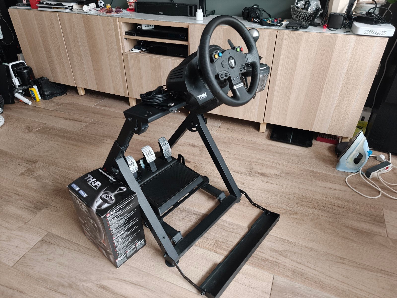 Thrustmaster TMX Pro, TH8A Shifter & Next Level Racing Stand, Spelcomputers en Games, Spelcomputers | Overige, Zo goed als nieuw
