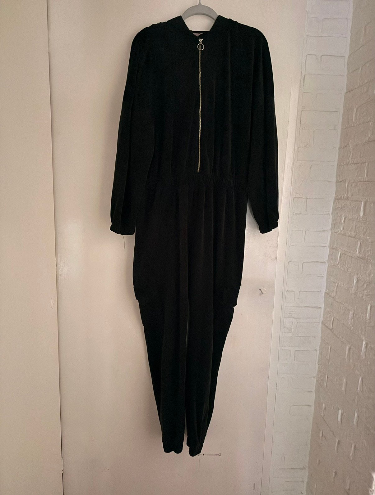 Hunkemöller onesie / jumpsuit / huispak maat XL Zwart, Kleding | Dames, Ophalen of Verzenden, Zo goed als nieuw, Maat 46/48 (XL) of groter